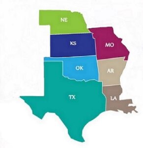 the states included in south central region basstournamentfinder.com